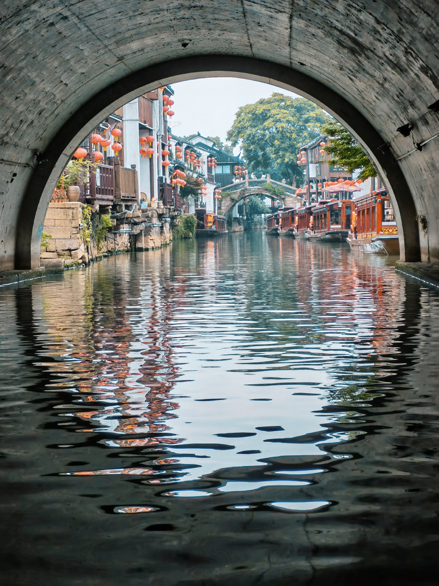 七里山塘君到姑苏见人家尽枕河