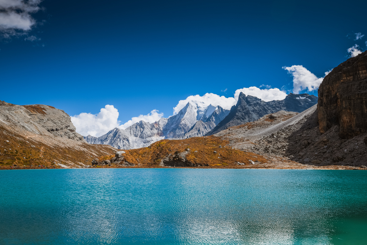 稻城亚丁 牛奶海