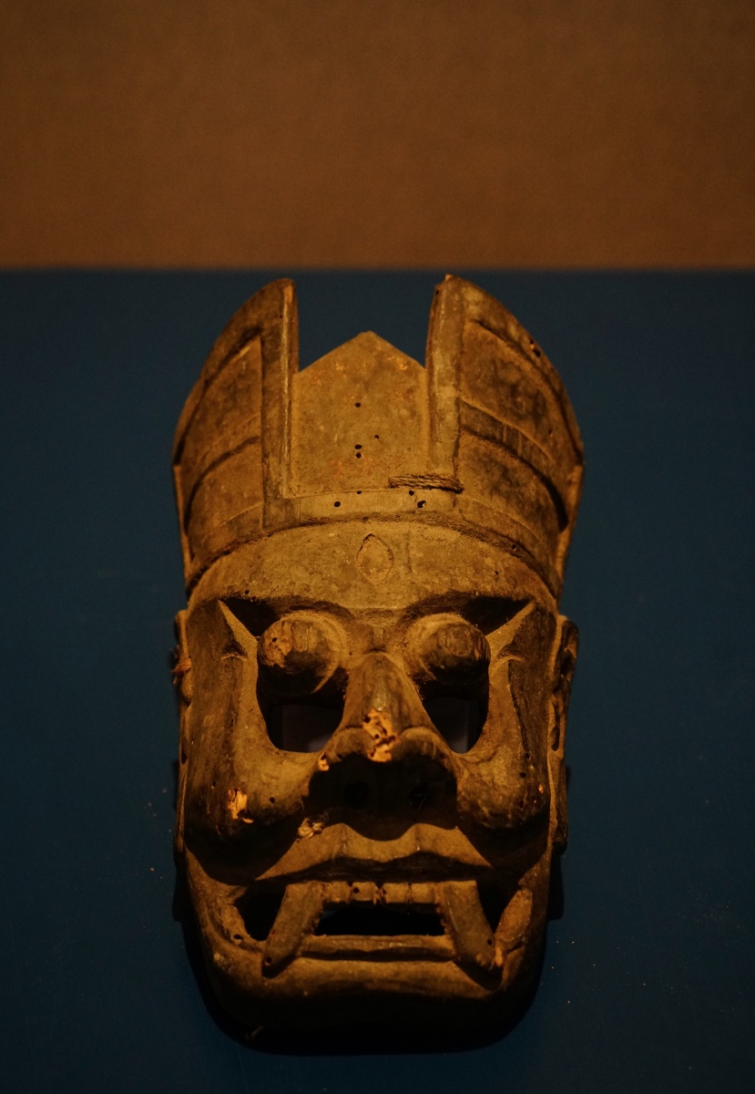 远古的表情贵州土家族傩戏面具3