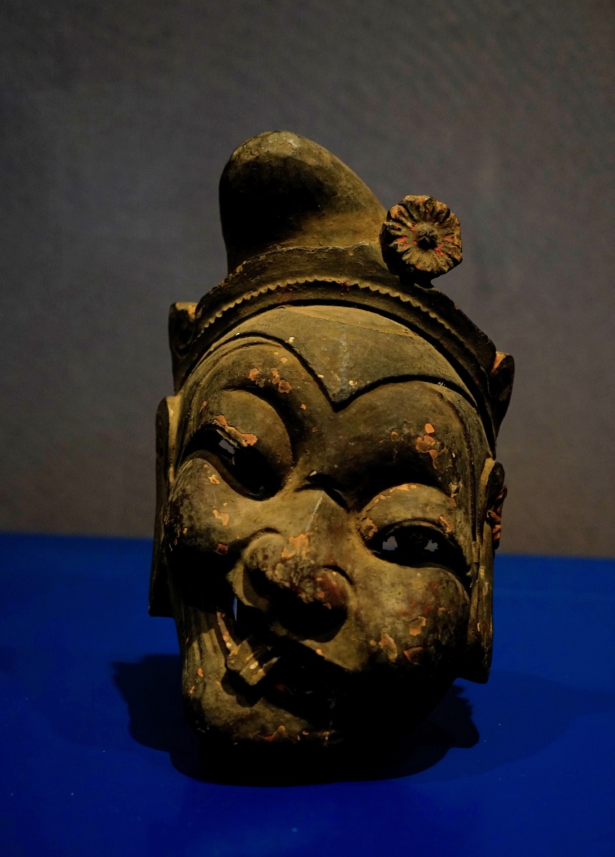 远古的表情贵州土家族傩戏面具6