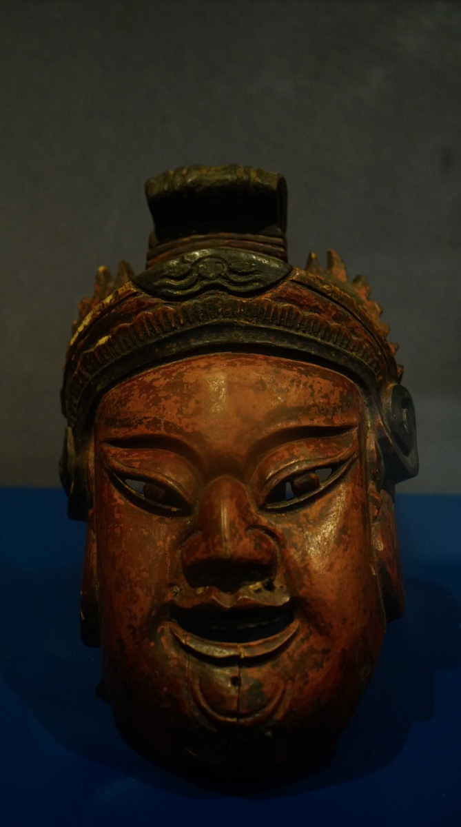 远古的表情贵州土家族傩戏面具3