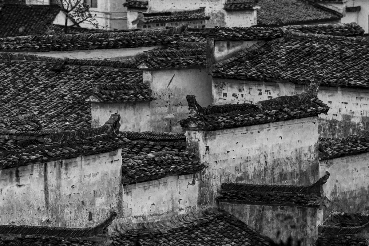 城市建筑大赏黑白旅行屏山古建筑徽派建筑马头墙防火墙还没有人打赏
