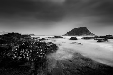 大海边