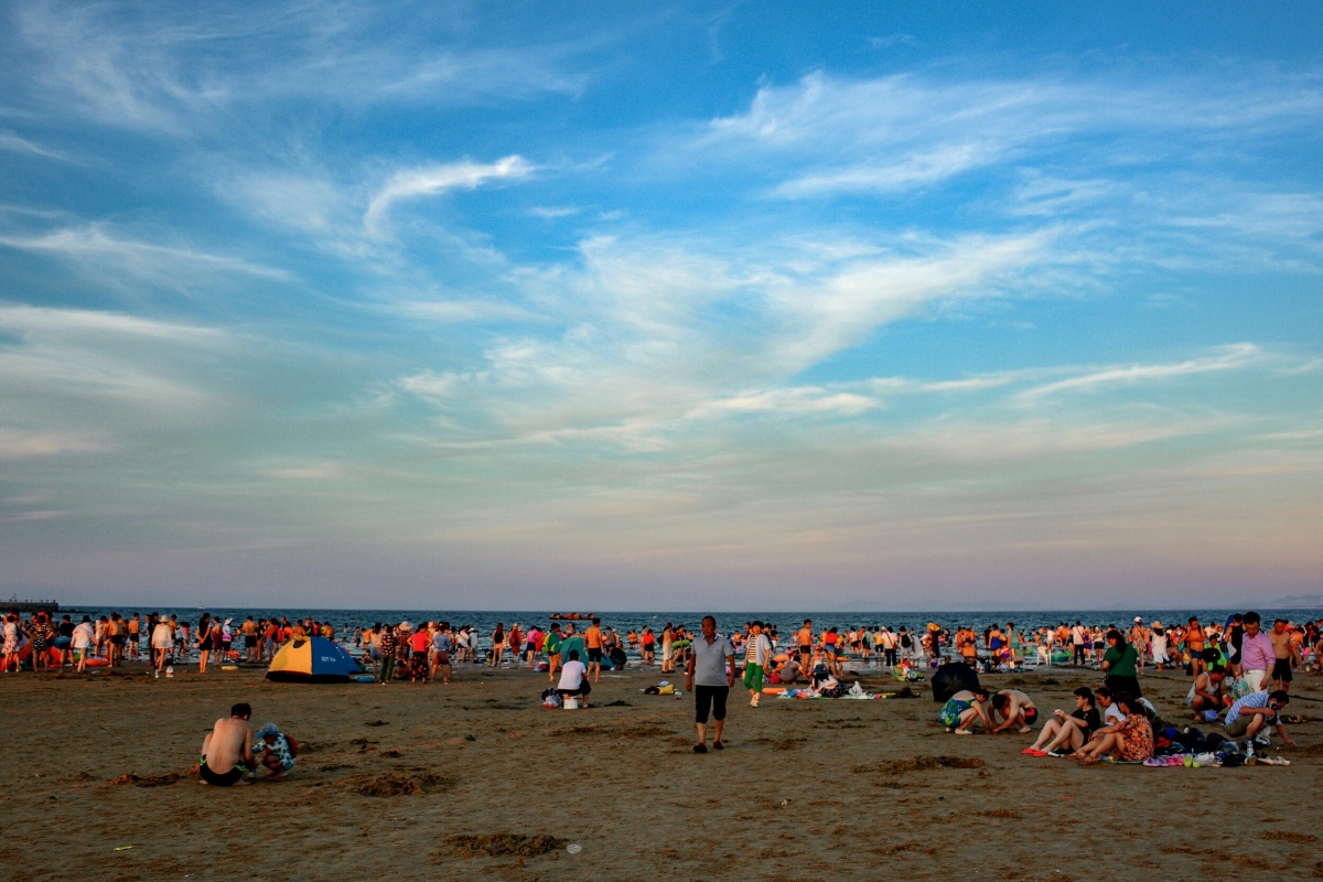 烟台养马岛海水浴场