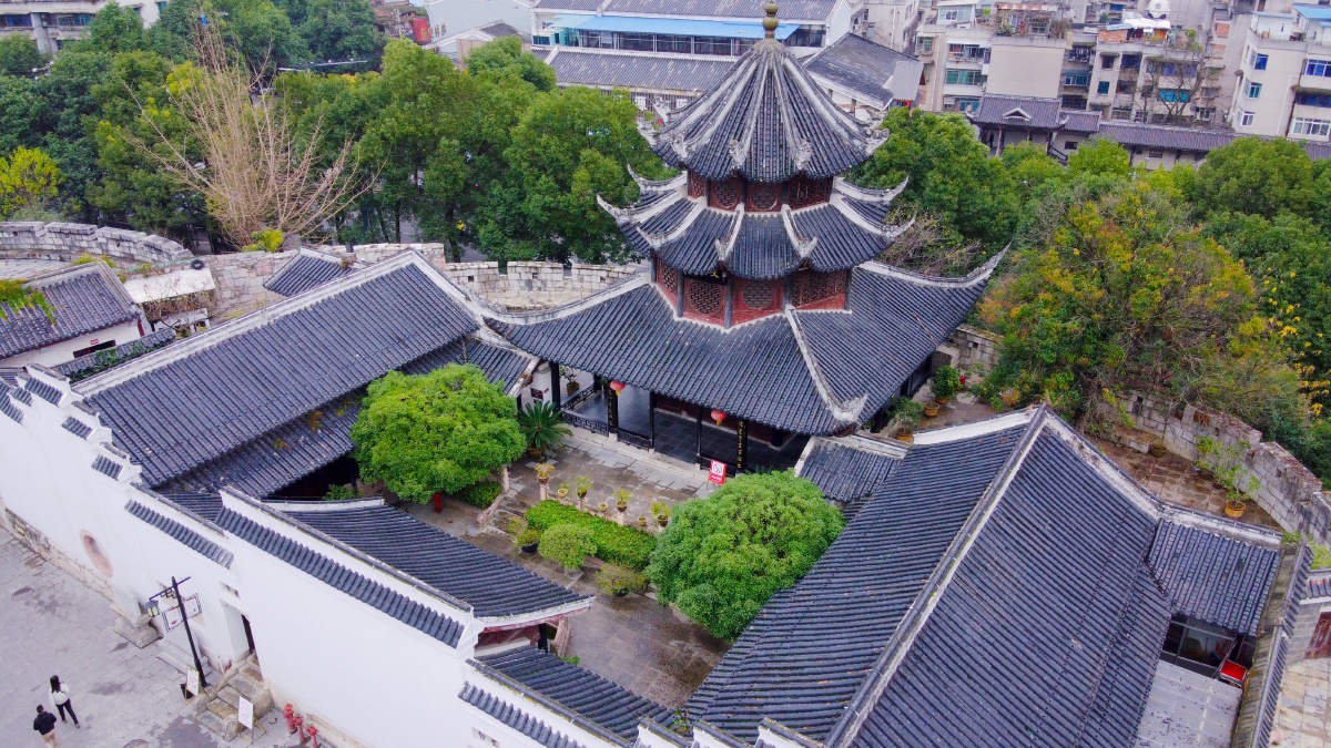 贵阳文昌阁航拍
