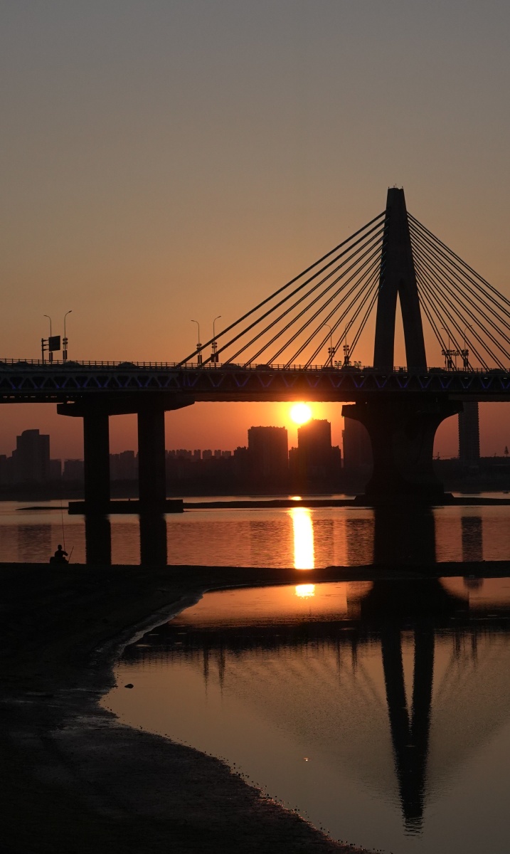 桥梁美洪城朝阳大桥