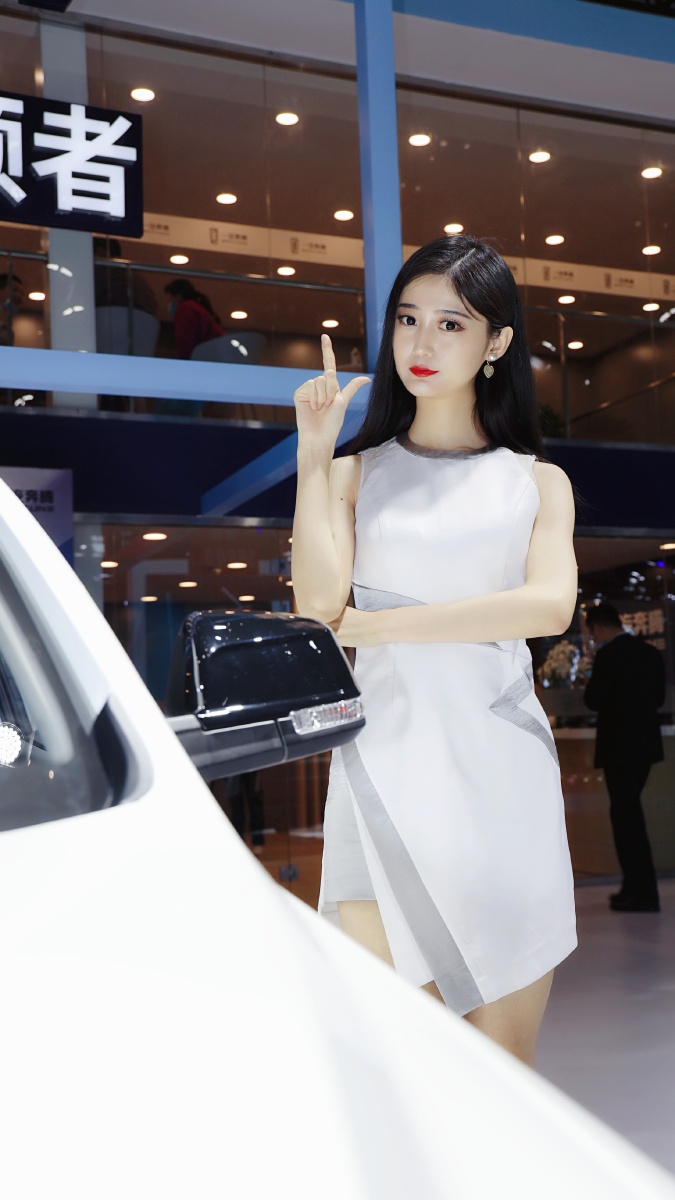 西安五一车展靓丽车模