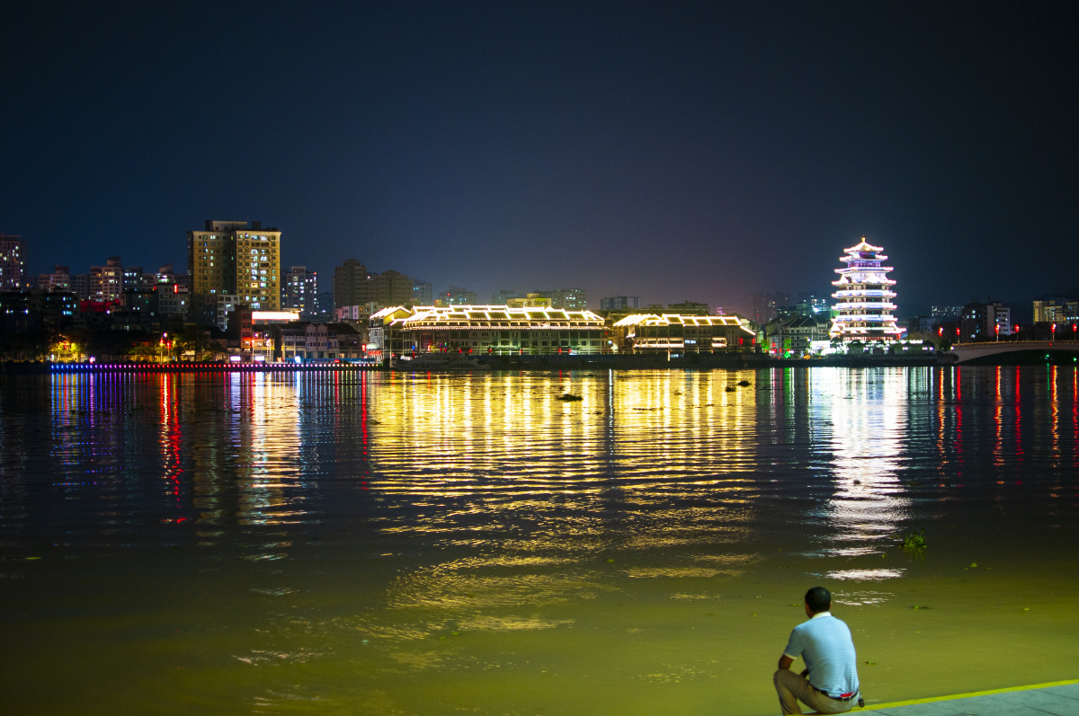 惠州东江夜景