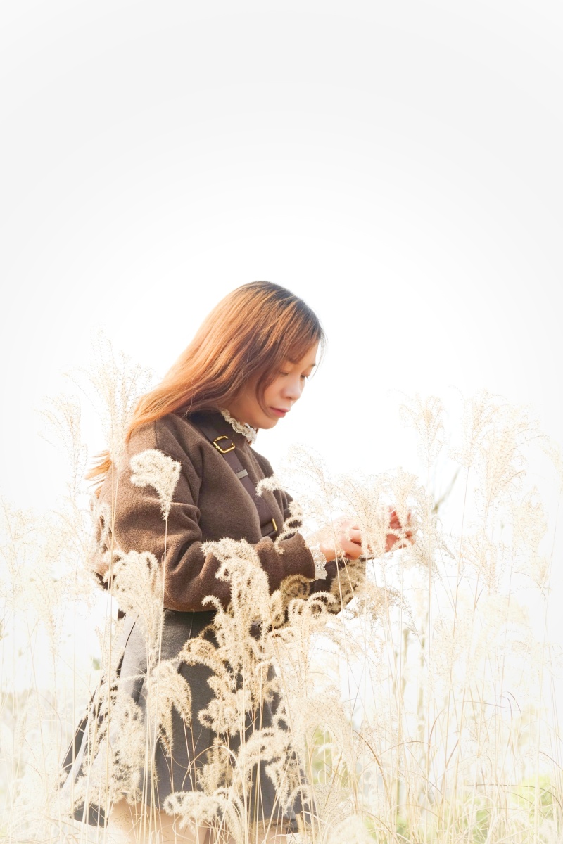 芦苇花人像