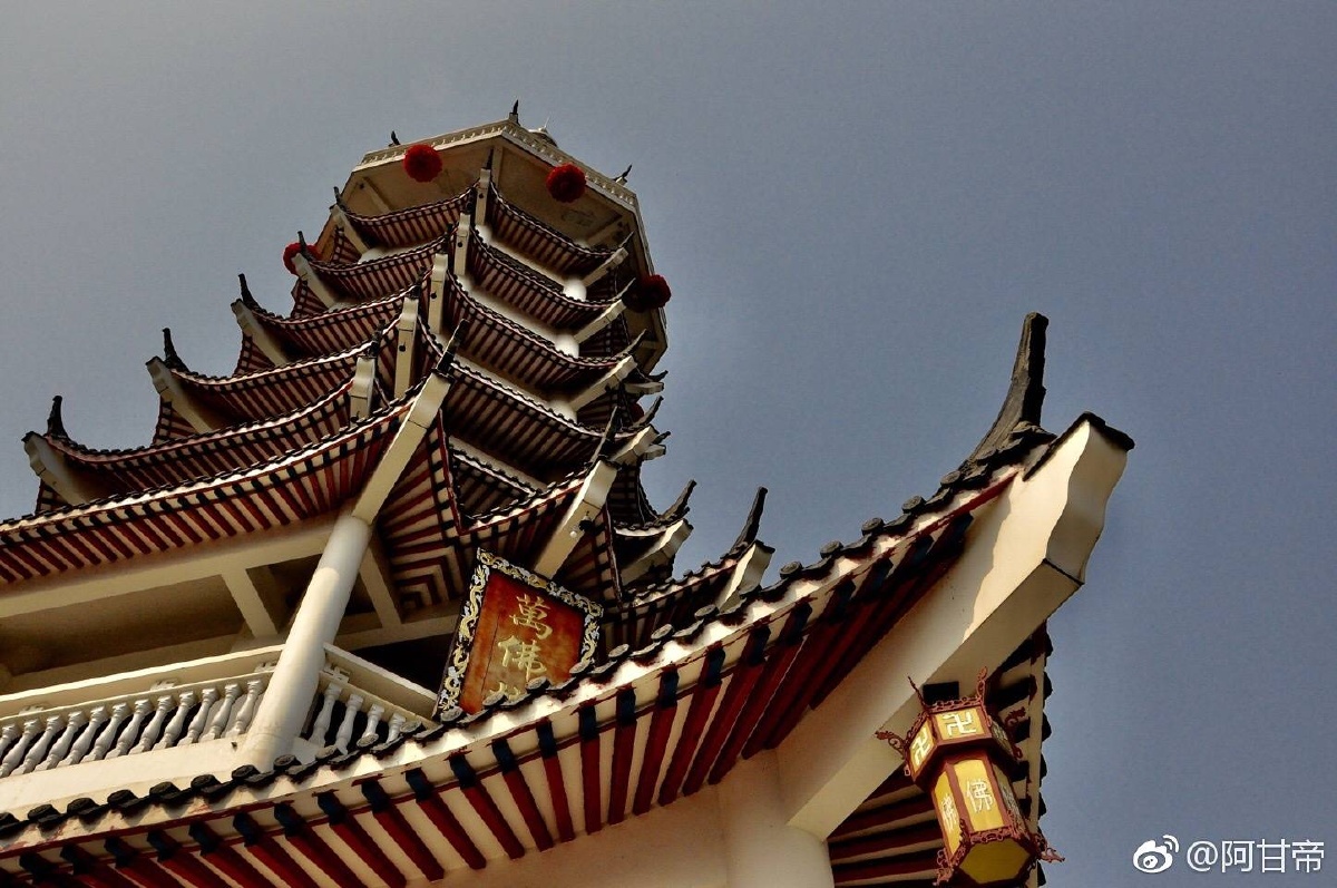 汉中南郑开明寺万佛塔