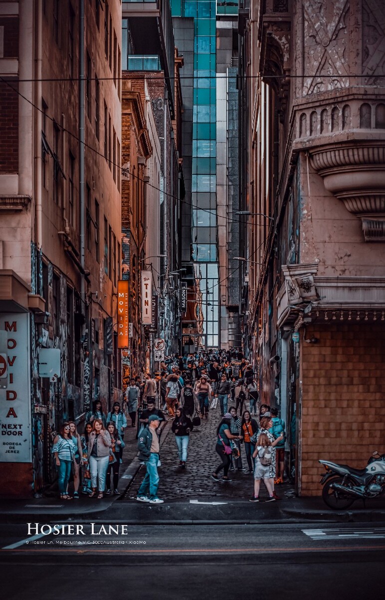 墨尔本联邦广场-霍西尔巷涂鸦街