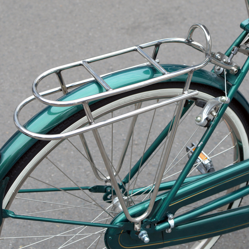 largestone邮政绿女士弯梁复古自行车