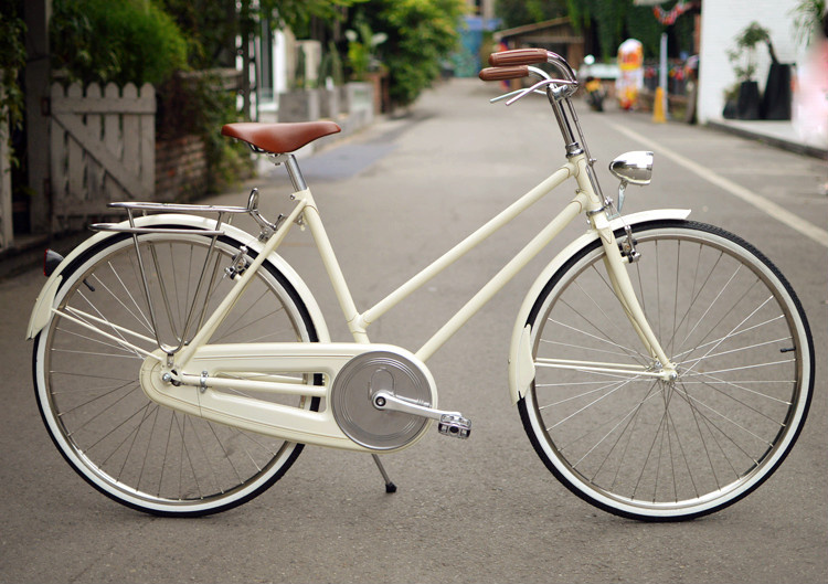 largestone复古女士自行车
