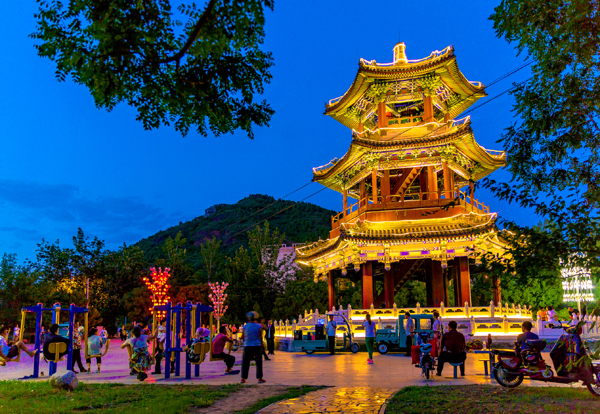 小公园夜景随拍