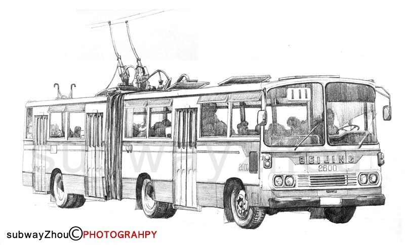 BD562——2600<br />
上世纪90年代开始大量服役的BD562型无轨电车，是北京人的一种回忆，是我们生活当中的一部分。