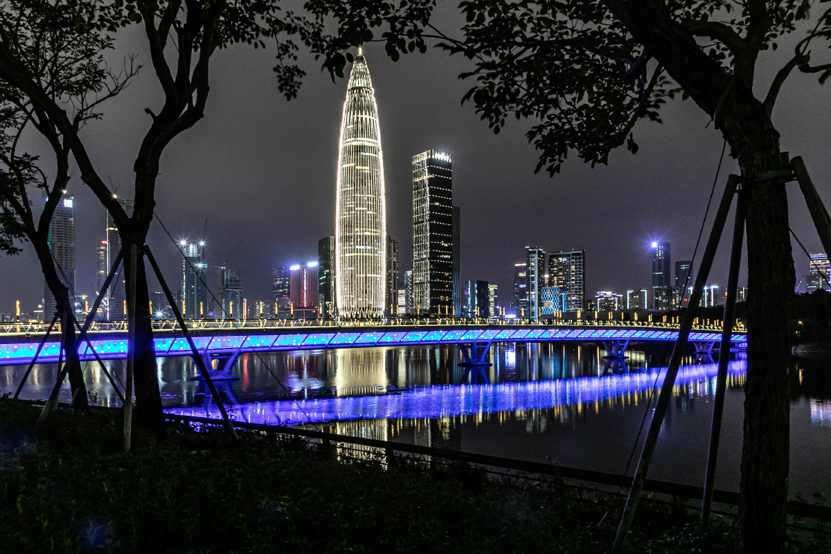 深圳湾夜景