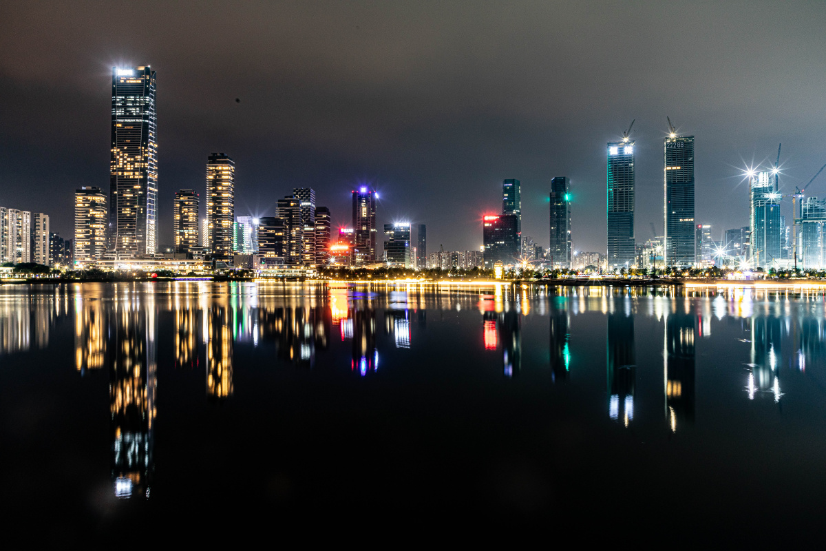 深圳湾夜景