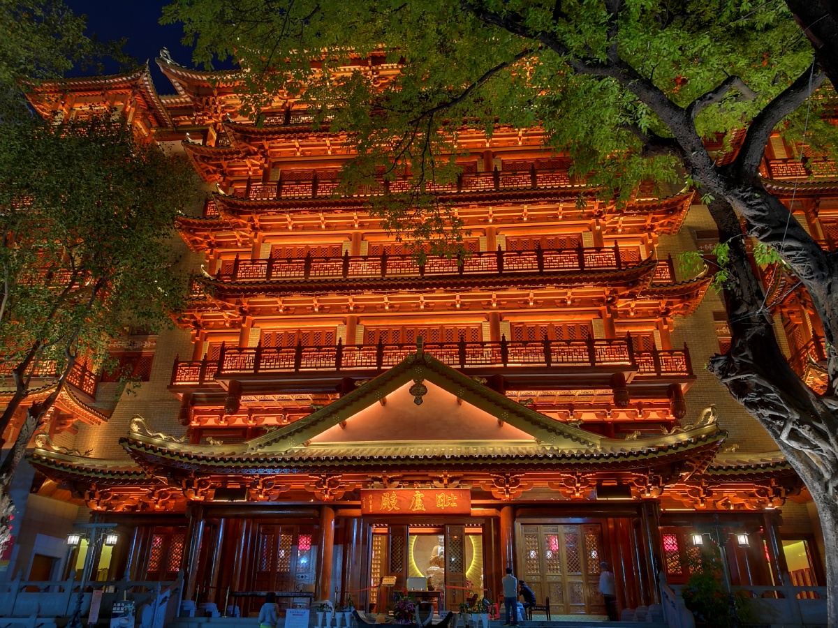 夜广州61夜美大佛寺