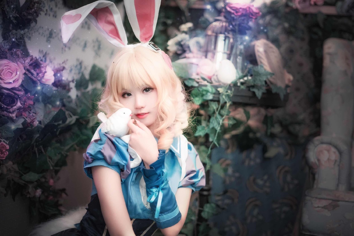 王者荣耀妲己仙境爱丽丝cos正片