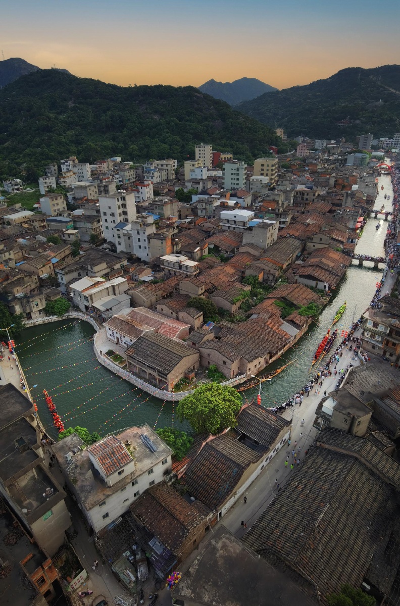 长乐三溪夜龙舟