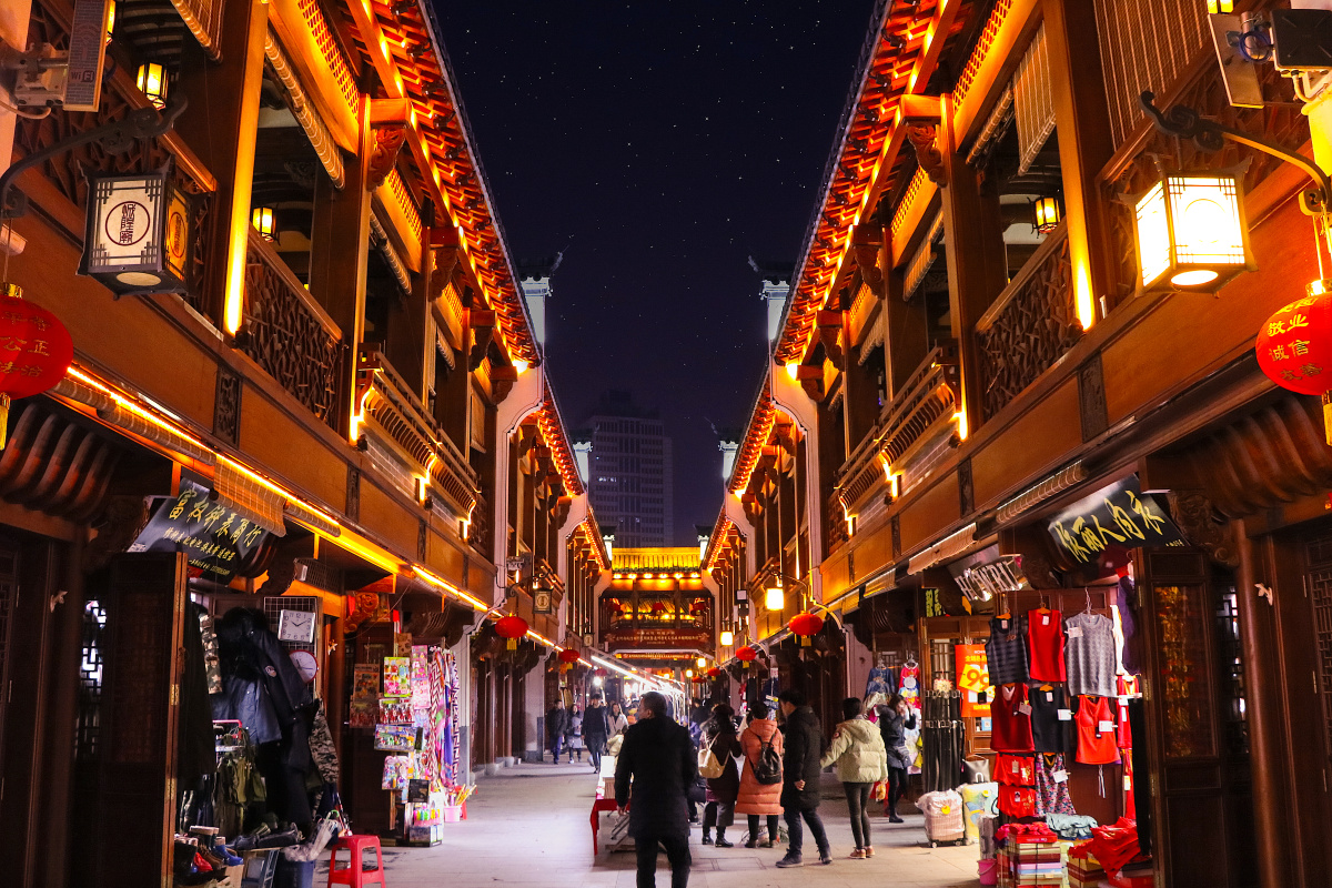 合肥城隍庙夜景