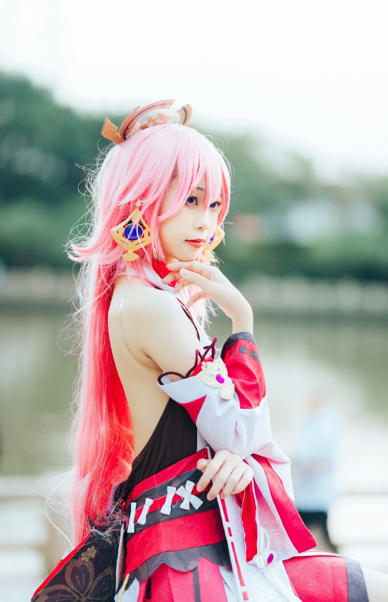 cosplay原神八重神子