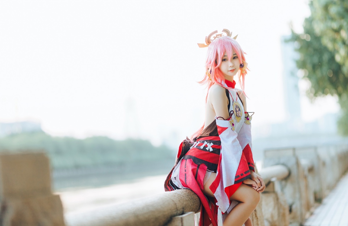 cosplay原神八重神子