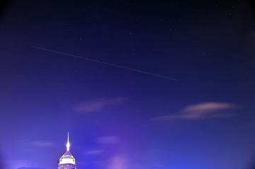 星，云，飞机