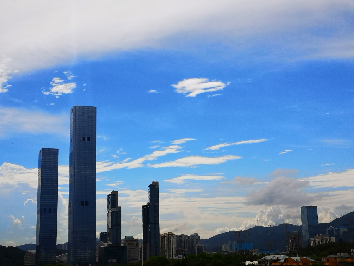 手机摄影蓝天地址深圳黄木岗