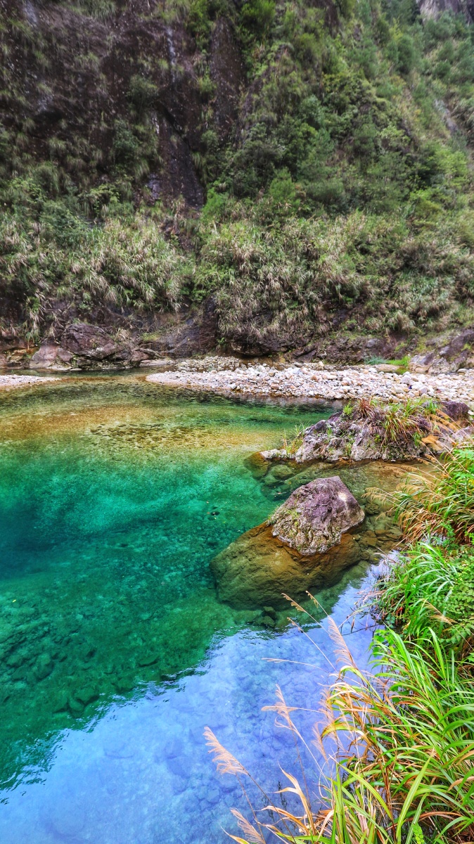 三清山玉帘瀑布水无常形
