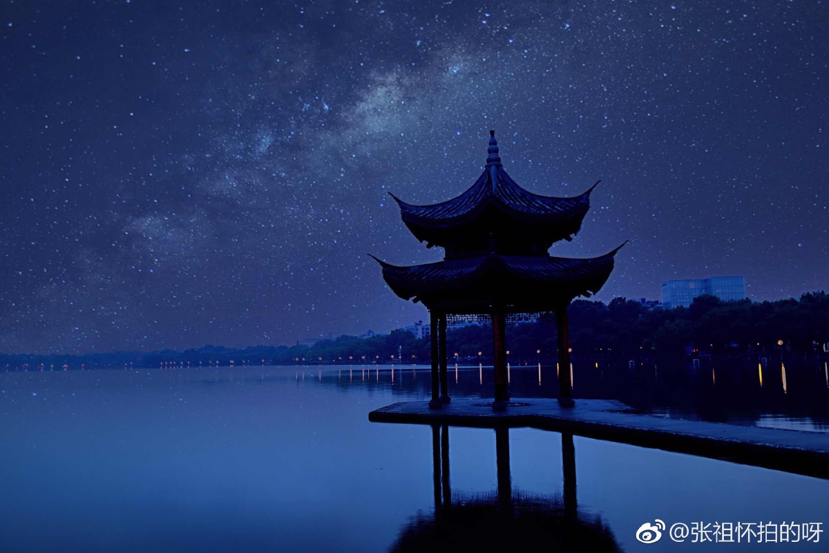 杭州西湖网红亭…