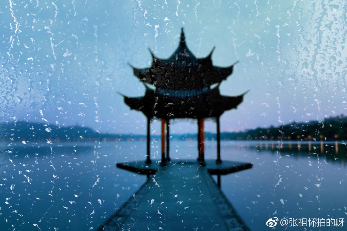 杭州西湖网红亭…