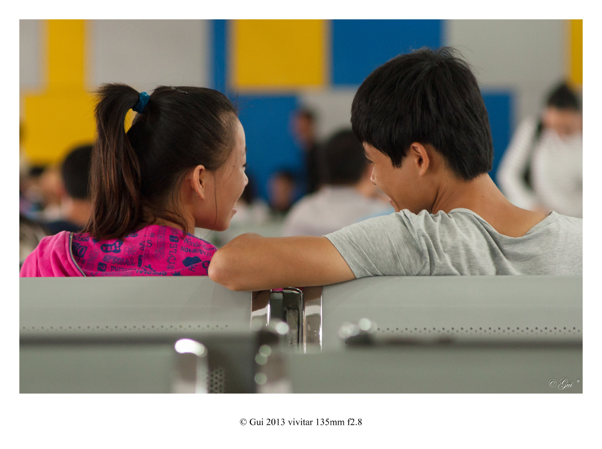 亲密的男女朋友.