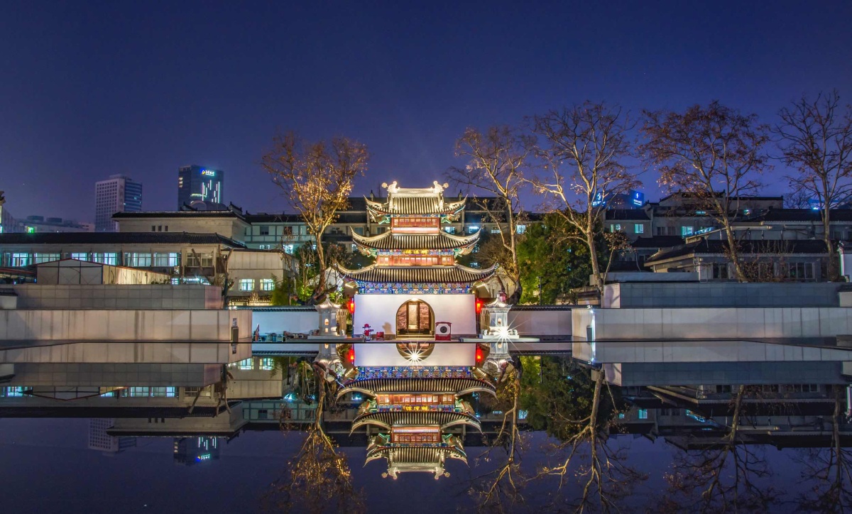 最美倒影—南京江南贡院明远楼