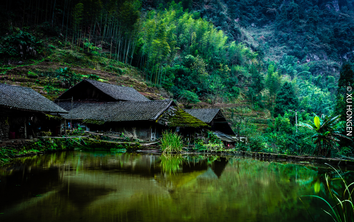 竹篱茅舍,淡烟衰草孤村 - 徐红恩 - 图虫