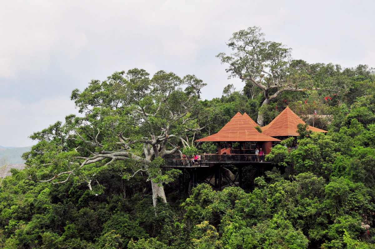 电影非诚勿扰外景地三亚鸟巢