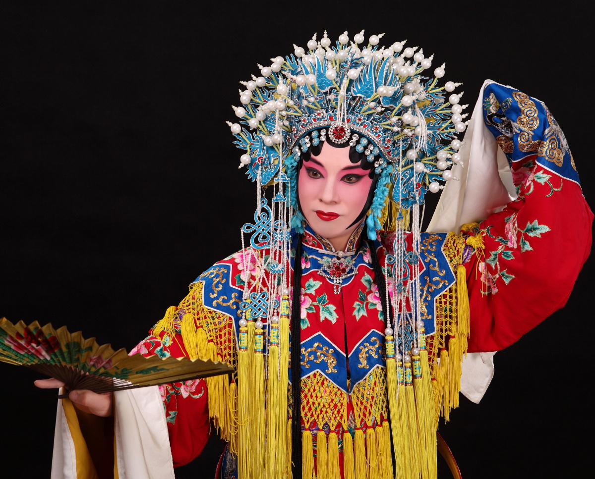 京剧旦角化妆金丝狸猫我的京剧照