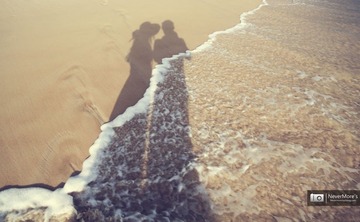 把海水当做婚纱