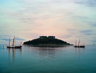 太湖帆影