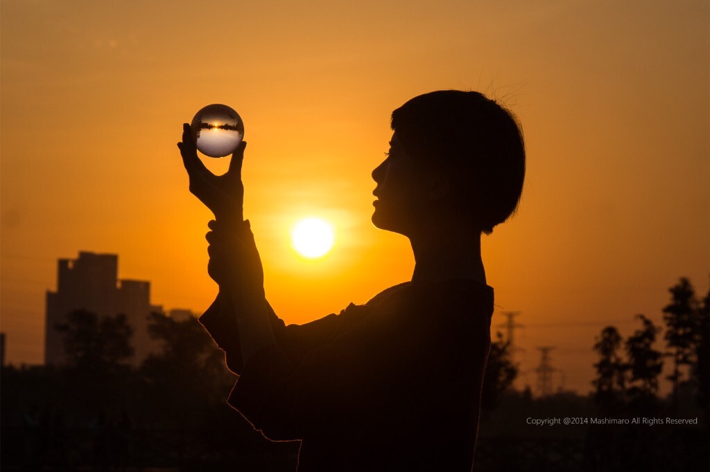 夕阳醉了