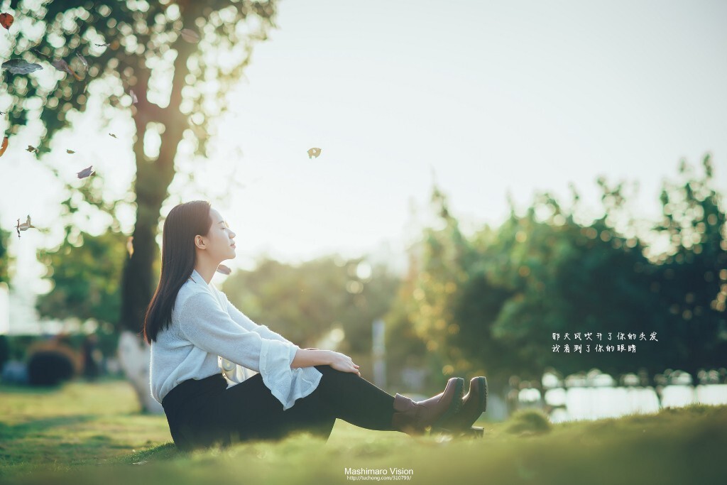 那天风吹开了你的头发<br />
我看到了你的眼睛