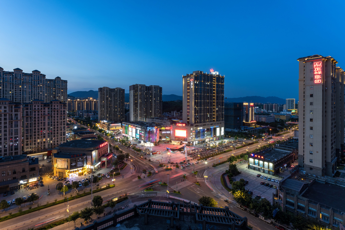 连江县万星城夜景