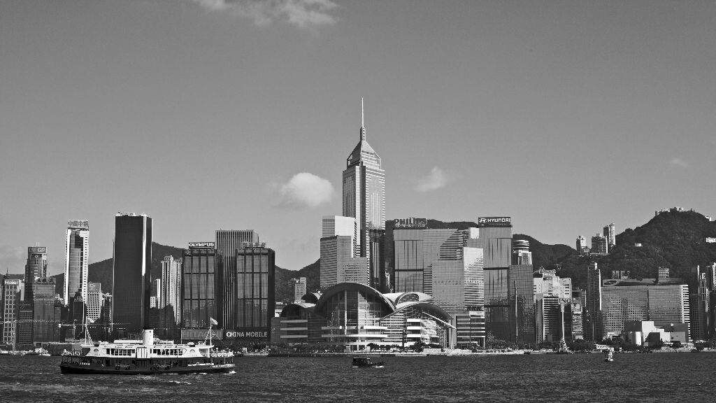 维港黑白<br />
