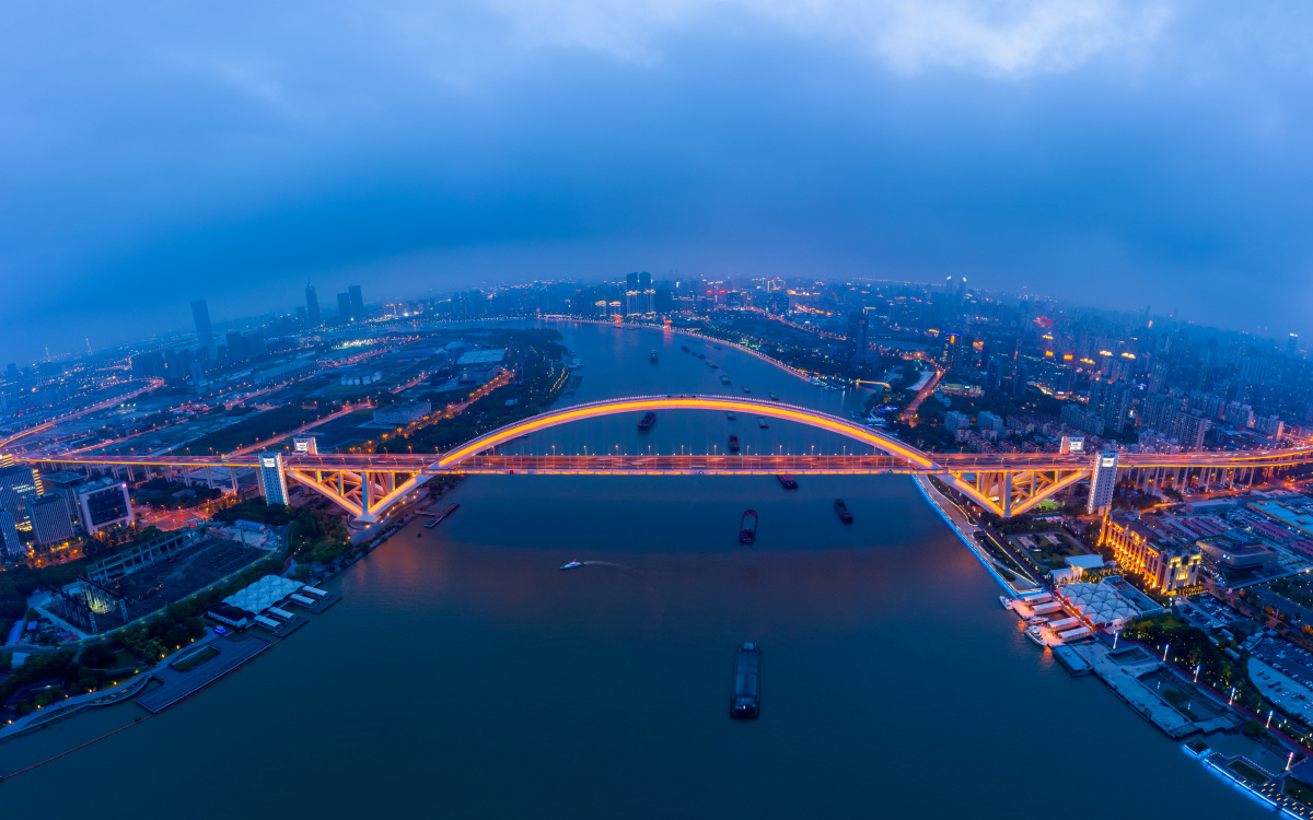 卢浦大桥全景 - 旅行摄影师唐僧 - 图虫