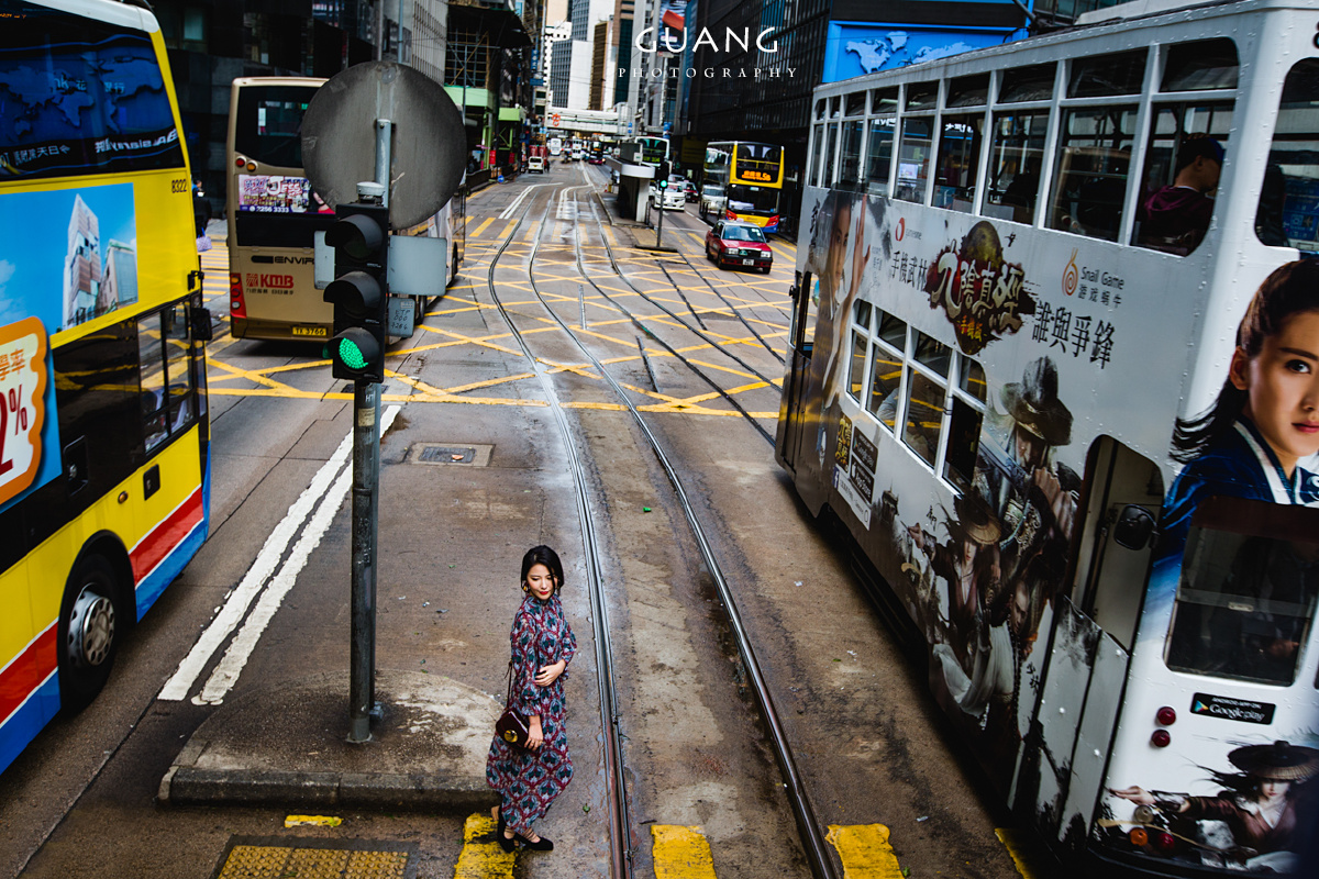 行走在香港街头