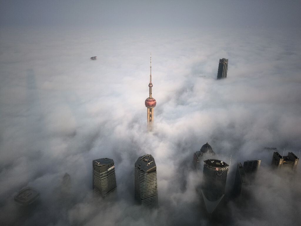 仙境模式中的上海