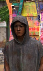 易烊千玺雕塑