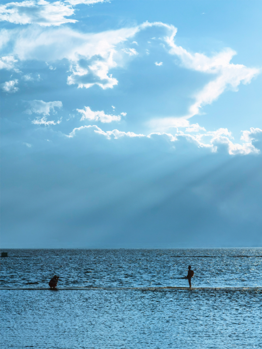 【云南大理洱海】海天一色