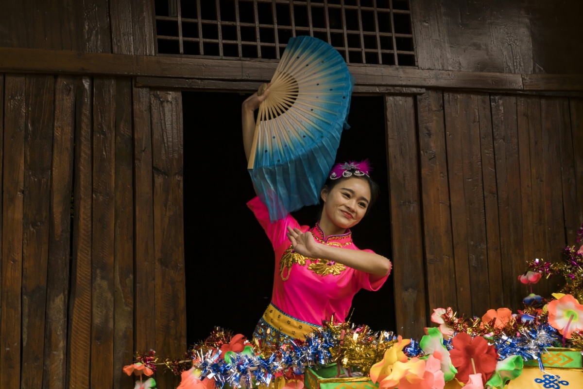 秀山土家族高台花灯