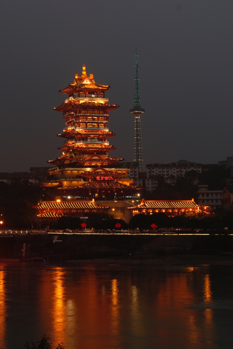 绵阳市随拍夜景及菊展